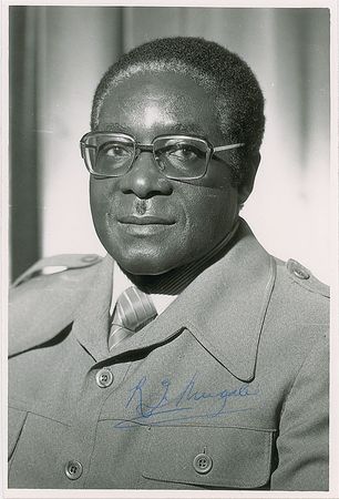 Lot #272 Robert Mugabe - Image 1