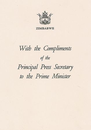 Lot #272 Robert Mugabe - Image 2