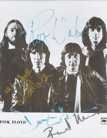 Lot #599 Pink Floyd Signed Photograph - Image 1