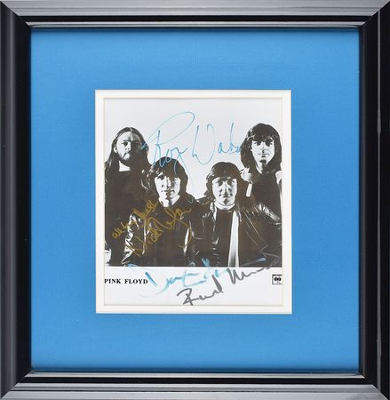 Lot #599 Pink Floyd Signed Photograph - Image 2