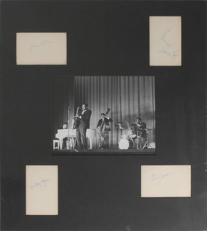 Lot #553 John Coltrane Quartet Signatures - Image 1