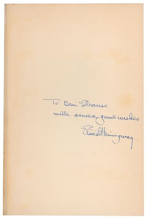 Lot #501 Ernest Hemingway Book - Image 2