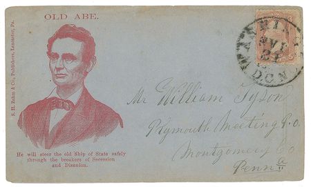 Lot #16 Abraham Lincoln: He will steer the old