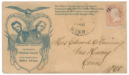 Lot #26 Abraham Lincoln and Andrew Johnson: