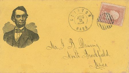 Lot #18 Abraham Lincoln Mourning Cover