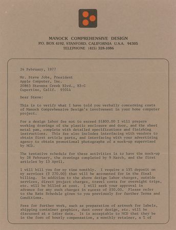 Lot #6010 Steve Jobs Signed Apple II Contract - Image 2
