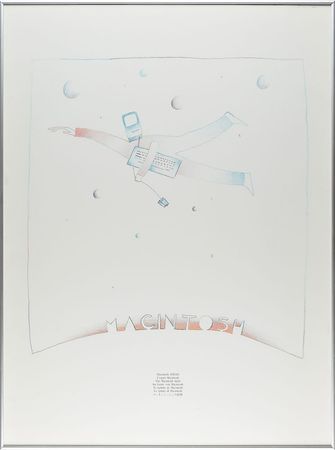 Lot #6019  Macintosh Poster Designed by
