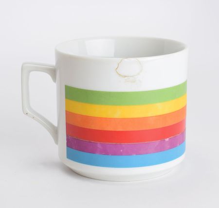Lot #6026  Apple Mug Signed by Jerry Manock - Image 2