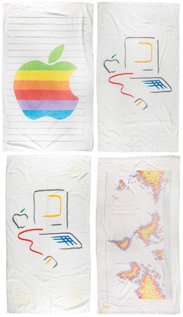 Lot #6024 Group of (4) Apple Beach Towels - Image 1