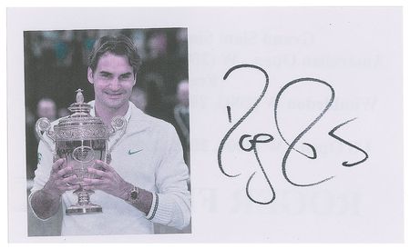 Lot #698 Roger Federer and John McEnroe Group Lot - Image 2