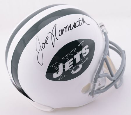 Lot #711 Joe Namath Helmet - Image 1