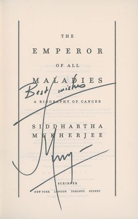Lot #510 Siddhartha Mukherjee Card - Image 3