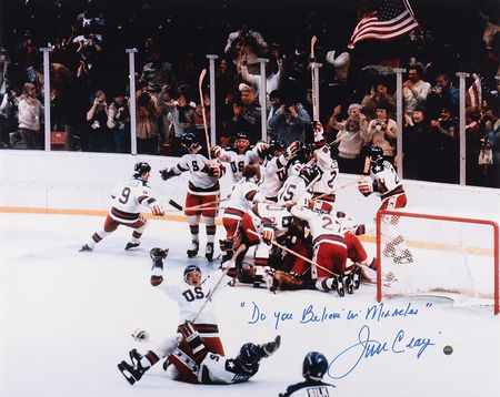 Lot #956  Miracle on Ice: Jim Craig - Image 1