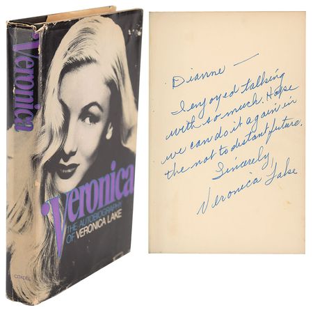 Lot #664 Veronica Lake Book - Image 1