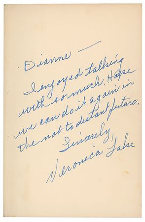 Lot #664 Veronica Lake Book - Image 2