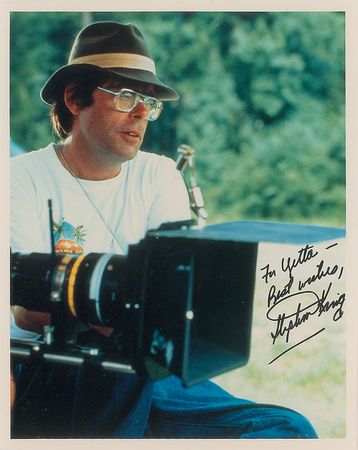 Lot #505 Stephen King Signed Photograph - Image 1