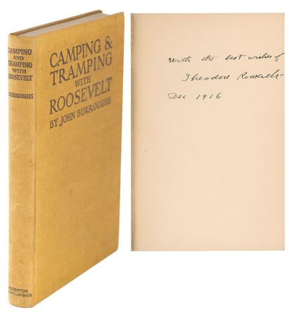 Lot #21 Theodore Roosevelt: Burroughs camps and
