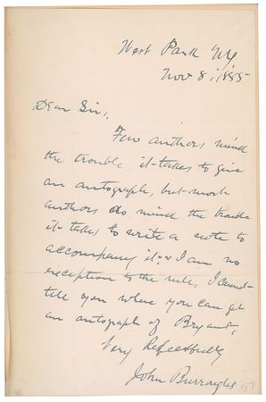 Lot #21 Theodore Roosevelt: Burroughs camps and tramps with Roosevelt - Image 3