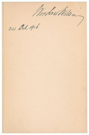 Lot #30 Woodrow Wilson Book - Image 2