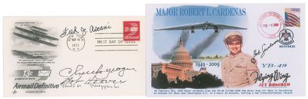 Lot #4561  Test Pilots Signed Covers - Image 1
