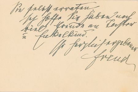 Lot #224 Sigmund Freud: ?You can judge for yourself the impact that public recognition still can have on our lives in this day and age? - Image 2