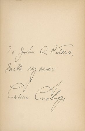 Lot #90 Calvin Coolidge Book - Image 2