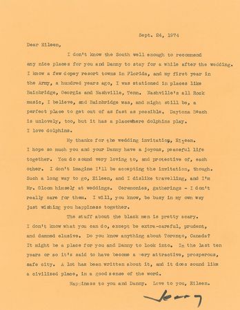 Lot #492 J. D. Salinger: 