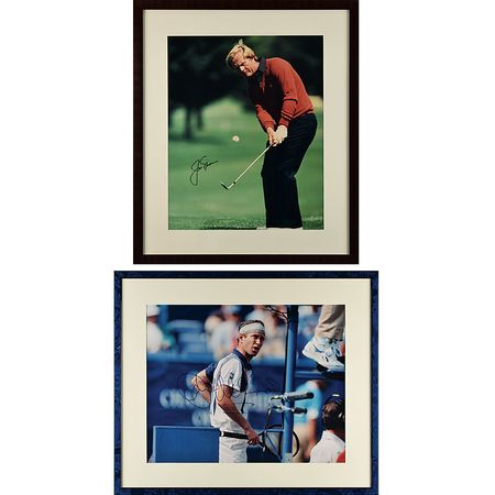 Lot #902 Jack Nicklaus and John McEnroe - Image 1