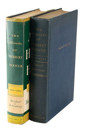 Lot #126 Herbert Hoover Book - Image 1