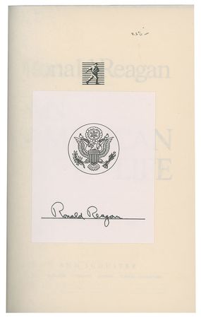 Lot #166 Ronald Reagan Book - Image 2