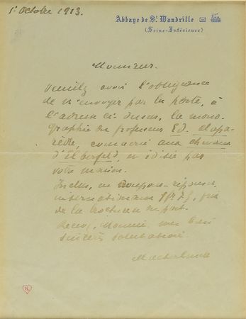 Lot #569 Maurice Maeterlinck - Image 2