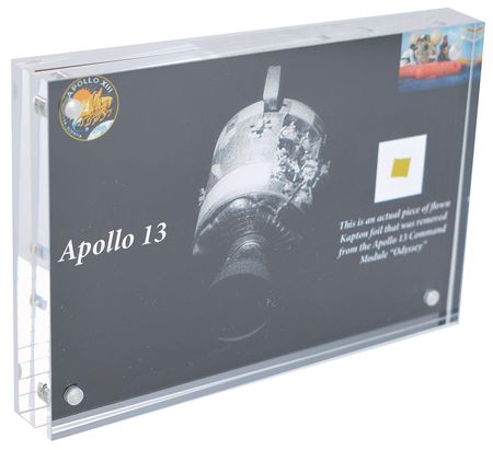 Lot #346 Apollo 13 Flown Kapton Foil - Image 1