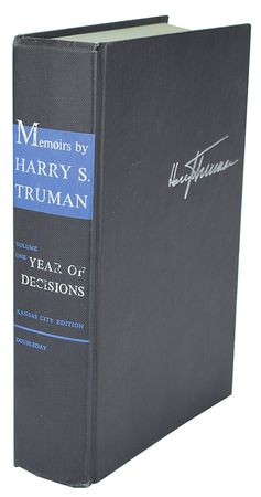 Lot #191 Harry S. Truman Book - Image 3