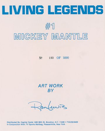 Lot #706 Mickey Mantle Signed Photograph - Image 2