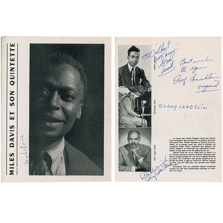 Lot #535 Miles Davis Program - Image 1