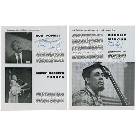 Lot #538 Charles Mingus, Eric Dolphy, and Bud Powell Program - Image 1