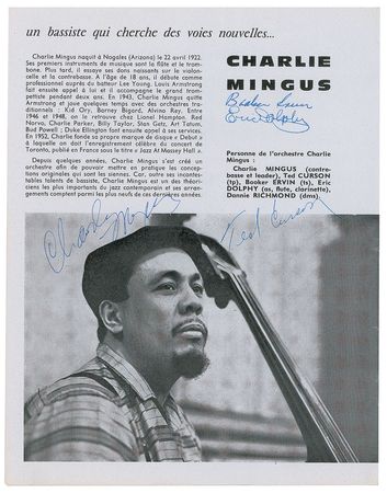 Lot #538 Charles Mingus, Eric Dolphy, and Bud Powell Program - Image 2
