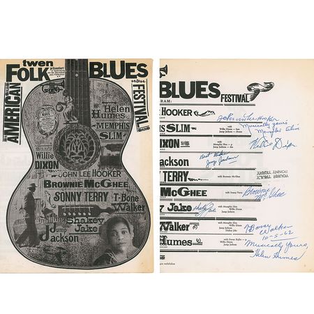 Lot #531 Blues Musicians Program - Image 1