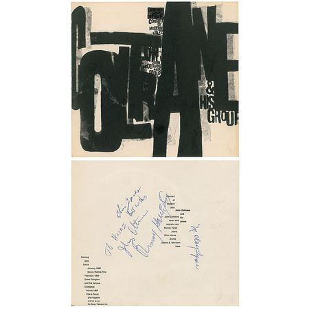 Lot #533 John Coltrane Program - Image 1