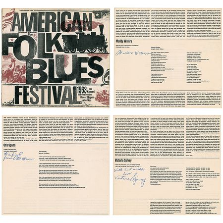 Lot #530 Blues Musicians Program - Image 1
