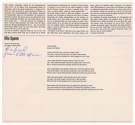 Lot #530 Blues Musicians Program - Image 4