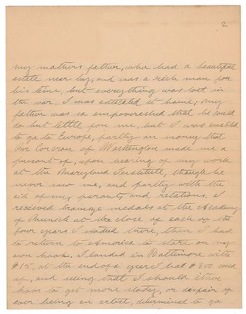 Lot #395 William Robinson Leigh Handwritten Letter Signed - Image 3