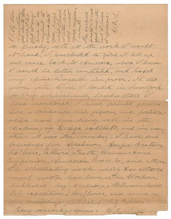 Lot #395 William Robinson Leigh Handwritten Letter Signed - Image 6