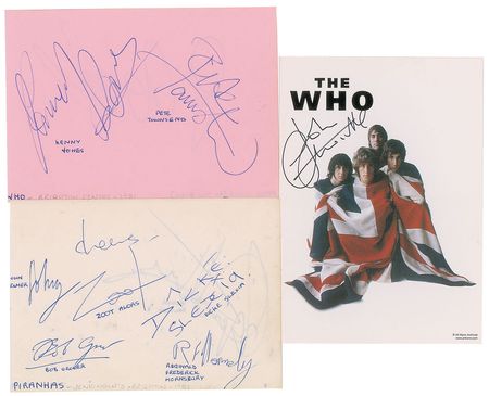 Lot #564 The Who Signatures - Image 1