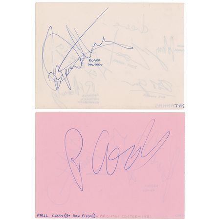 Lot #564 The Who Signatures - Image 2