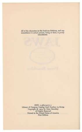 Lot #501 Peter Benchley Book - Image 3