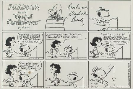 Lot #457 Charles Schulz Print - Image 1
