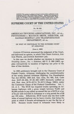 Lot #293 Supreme Court Typescripts - Image 2