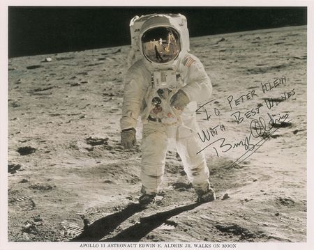 Lot #370 Moonwalkers: Aldrin, Shepard, and Conrad Signed Photographs - Image 2
