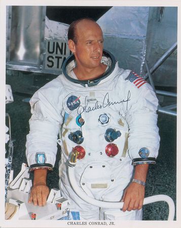 Lot #370 Moonwalkers: Aldrin, Shepard, and Conrad Signed Photographs - Image 3